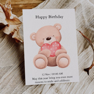 Carte d'anniversaire élégante