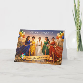 Carte d'anniversaire élégante OES 2