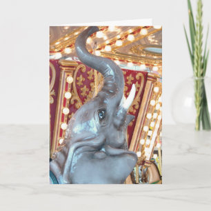 Carte d'anniversaire éléphant