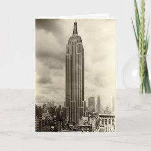 Carte d'anniversaire, Empire State Building