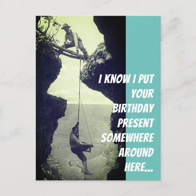 Carte d'anniversaire en retard (Devant)