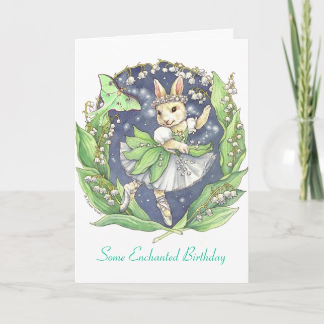 Carte d'anniversaire enchantée (Devant)