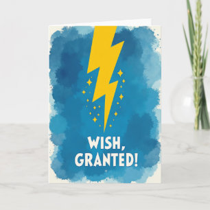 Carte d'anniversaire Energy Blast