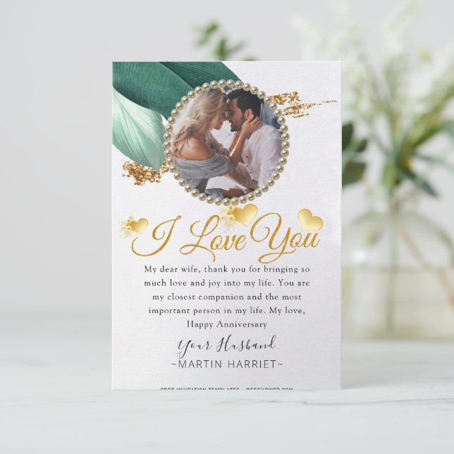 Carte d'anniversaire Eucalyptus Parties scintillan (Debout devant)