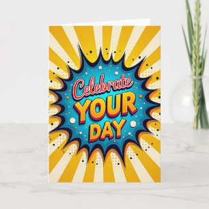 Carte d'anniversaire Explosion Douce