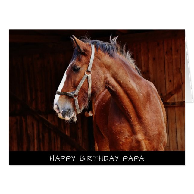 Carte d'Anniversaire Extra Grande (Devant horizontal)