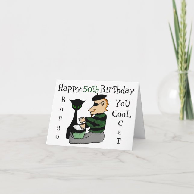 Carte d'anniversaire faite sur commande d'âge de (Devant)
