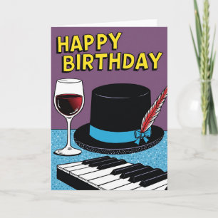 Carte d'anniversaire Festive Pop Art