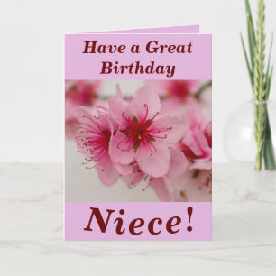 Carte d'anniversaire florale brillante et audacieu