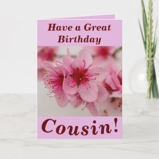 Carte d'anniversaire florale brillante et audacieu