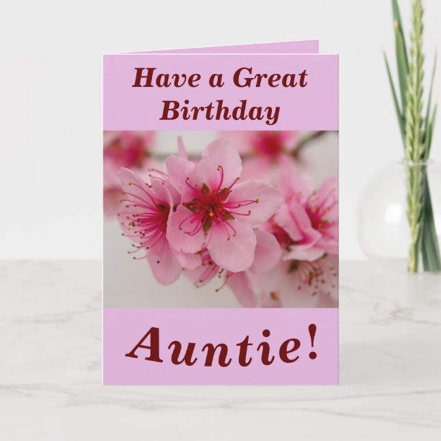 Carte d'anniversaire florale brillante et audacieu (Devant)