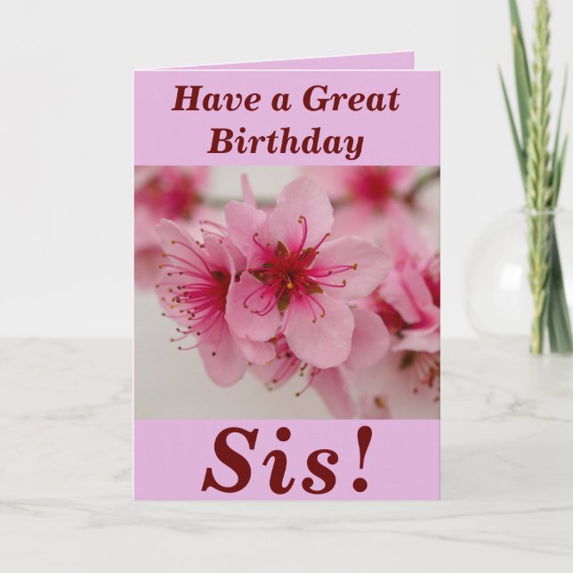Carte d'anniversaire florale brillante et audacieu (Devant)