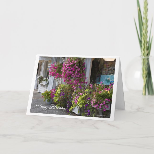 Carte d'anniversaire Flower Shop (Devant)