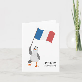 Carte d'anniversaire française - Joyeux anniversai