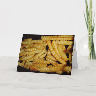 Carte d'anniversaire "Fries"