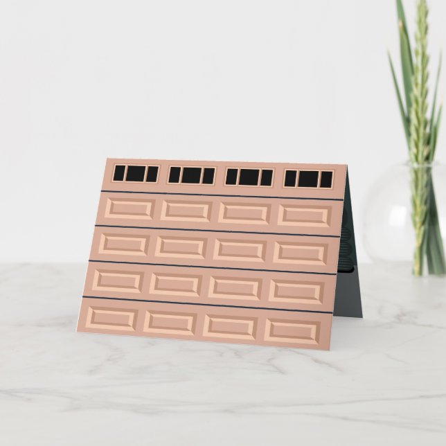 Carte d'anniversaire Garage (Devant)
