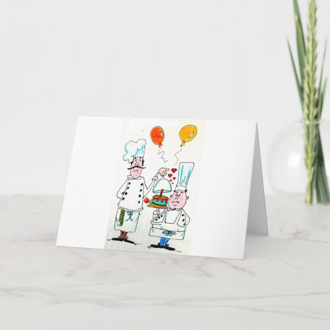 CARTE D'ANNIVERSAIRE - GÂTEAU DE FER (Devant)