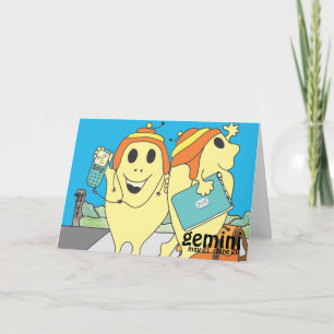 Carte d'anniversaire Gemini