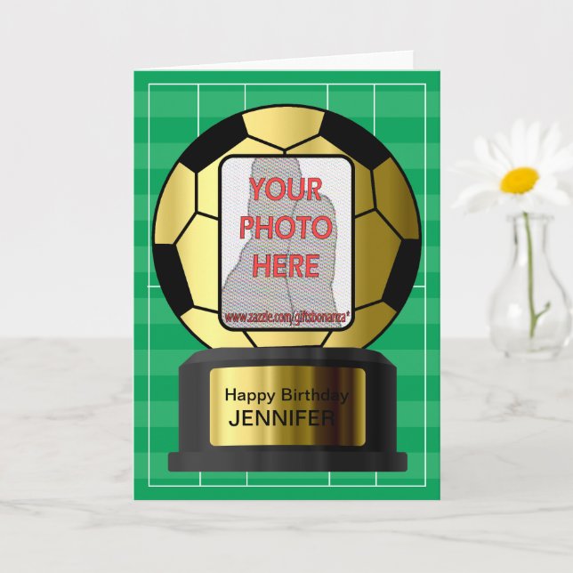 Carte d'anniversaire GOLD (Petite plante)