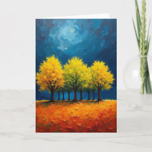 Carte d'anniversaire Golden Canopy