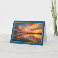 Carte d'anniversaire Golden Marina