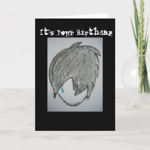 Carte d'anniversaire Goth Punk