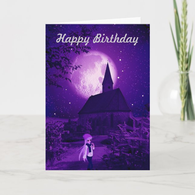 Carte d'anniversaire Gothique Tween (Devant)