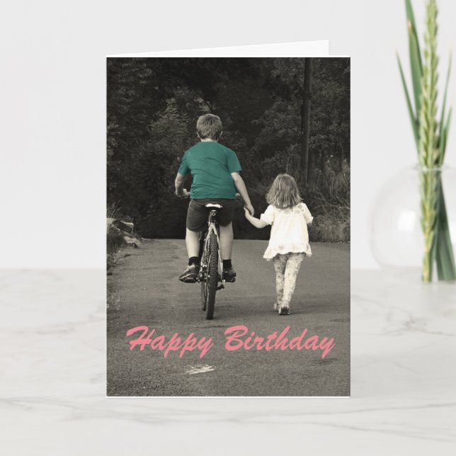 Carte d'anniversaire grand frère (Devant)