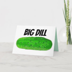 CARTE D'ANNIVERSAIRE, GRANDE DILL