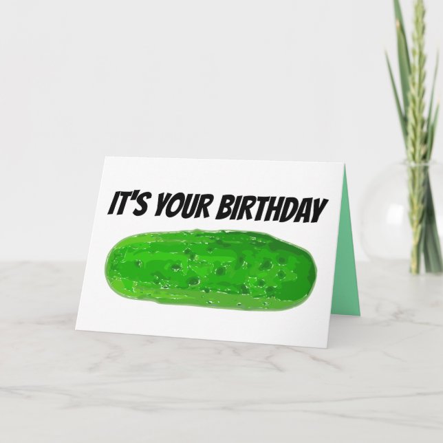 CARTE D'ANNIVERSAIRE, GRANDE DILL (Devant)