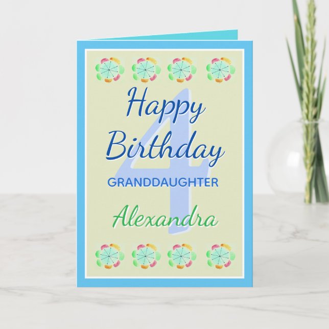 Carte d'anniversaire Grandgirl Modern Keepsaké (Devant)