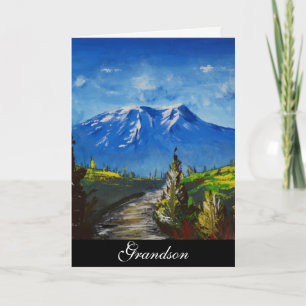 Carte d'anniversaire Grandson