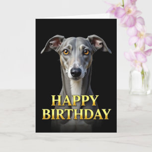 CARTE D'ANNIVERSAIRE GRISOUDE EN GROS PLAN DISTINC