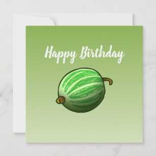Carte d'anniversaire Groseille