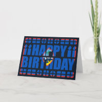 Carte d'anniversaire Guam Flag