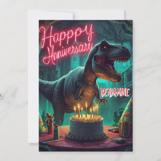 CARTE D'ANNIVERSAIRE HALLOWEEN DE DINOSAURE EFFRAY