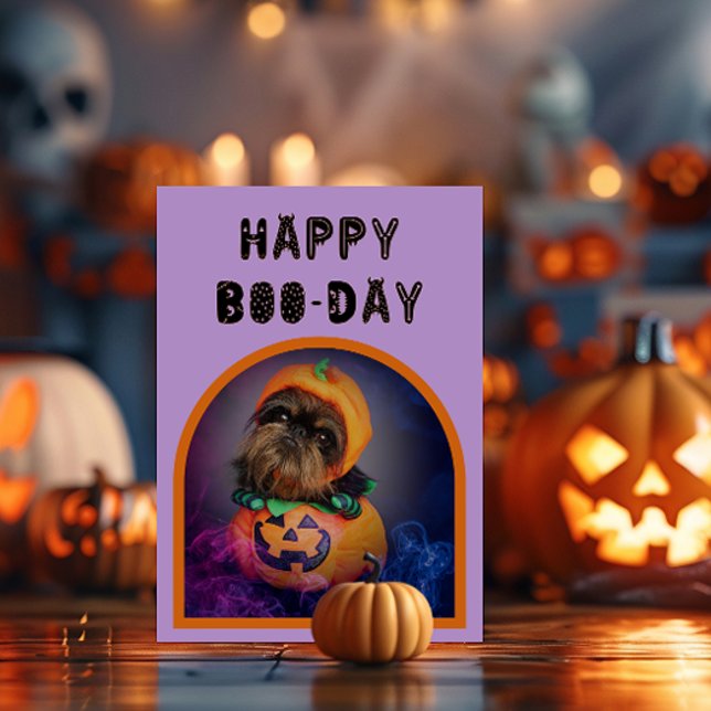 Carte d'anniversaire Halloween heureuse (Créateur téléchargé)
