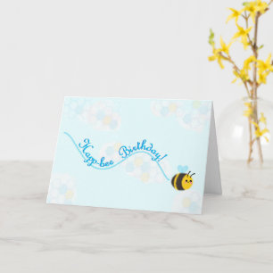 Carte d'anniversaire Happ-bee