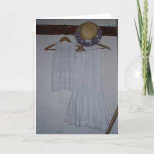 Carte d'anniversaire "Harris House Dresses & Casqu