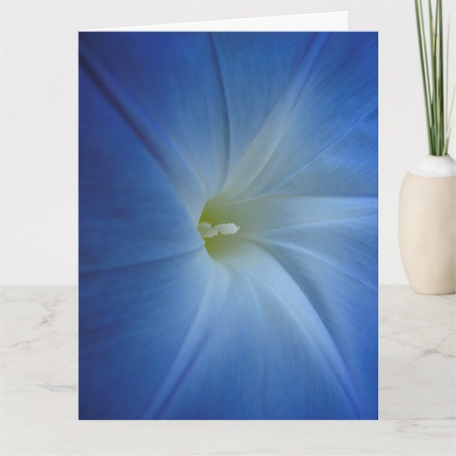 Carte d'anniversaire Heavenly Blue Morning Glory C (Devant)
