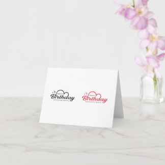 carte d'anniversaire heureuse