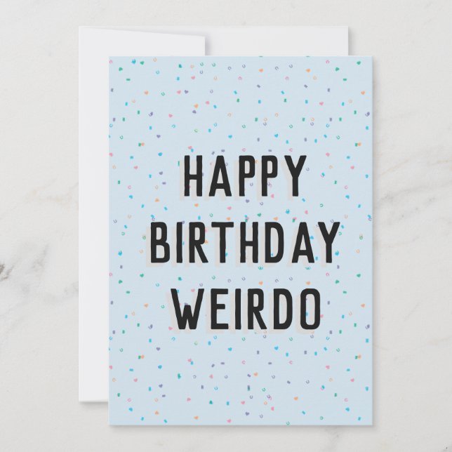 carte d'anniversaire heureuse (Devant)