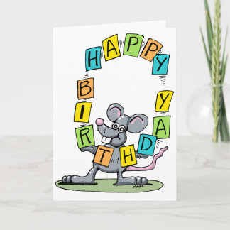 carte d'anniversaire heureuse