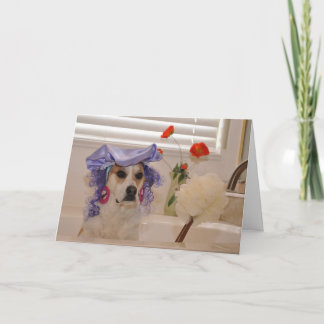 Carte d'anniversaire humoristique