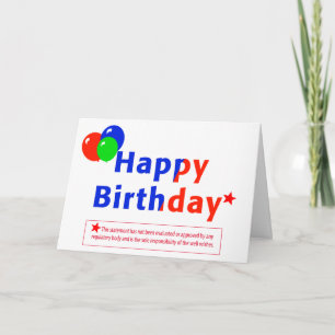 Carte d'anniversaire humoristique de frère