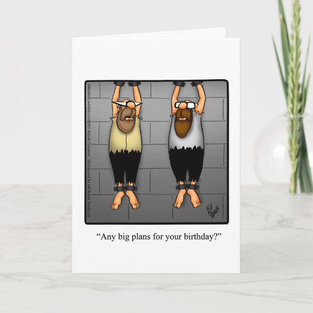 Carte d'anniversaire humoristique pour ami (Devant)