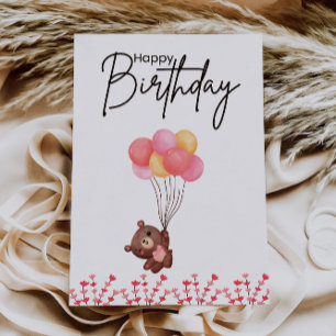Carte d'anniversaire imprimable