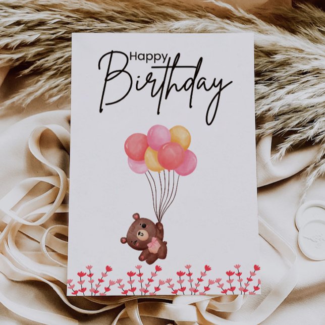 Carte d'anniversaire imprimable (Printable Birthday Card)