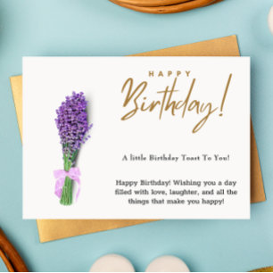 Carte d'anniversaire imprimable