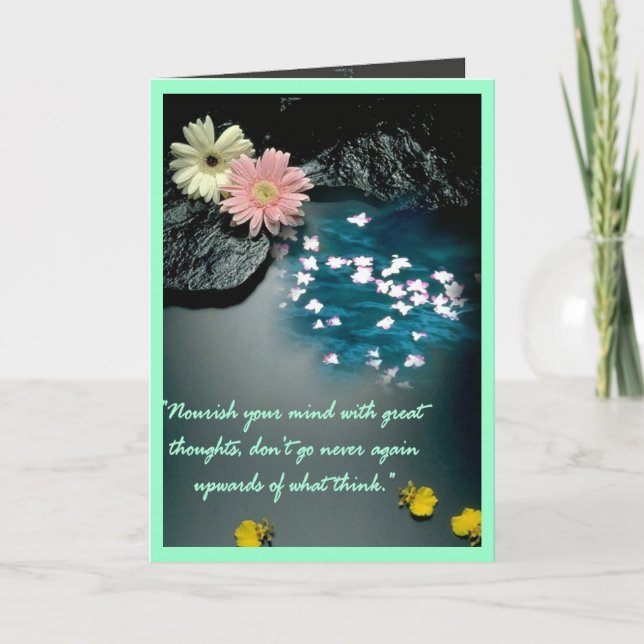 Carte d'anniversaire Inspiration (Devant)